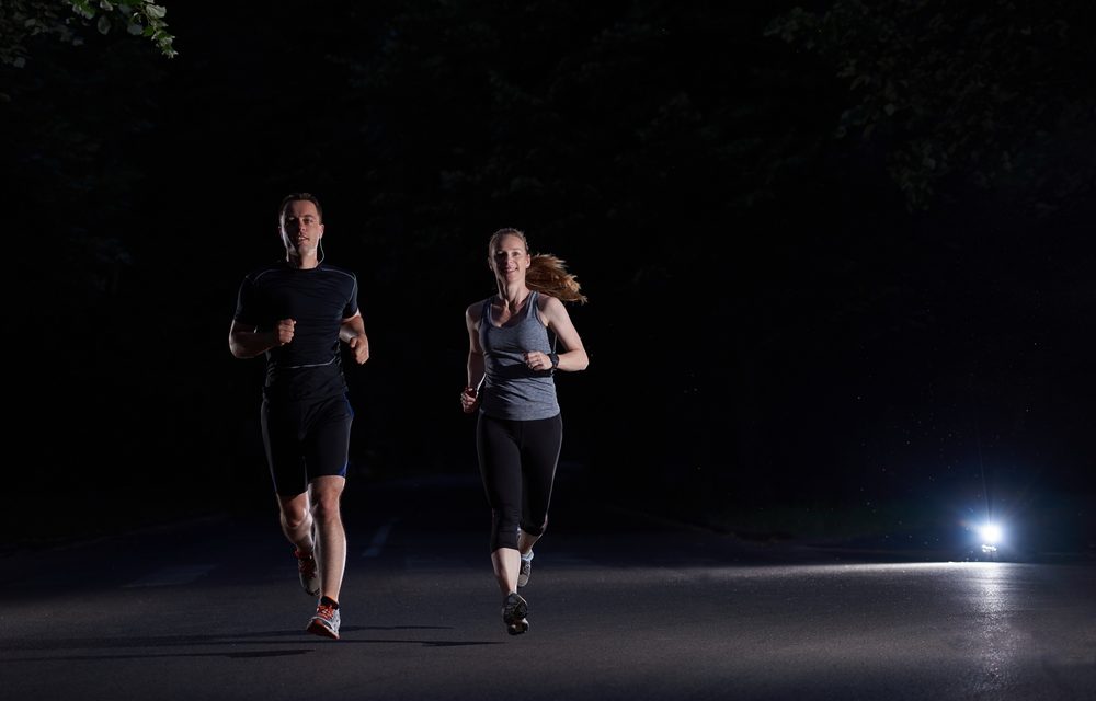 Hardlopen in het donker