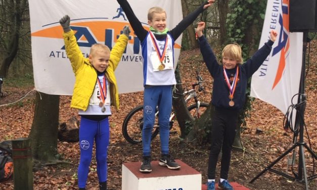 Podiumplaatsen voor pupillen C tijdens Bergcross Amersfoort