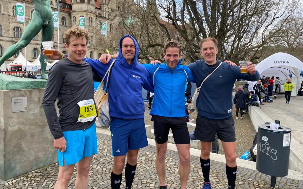 Snelle marathontijden van AVP-lopers